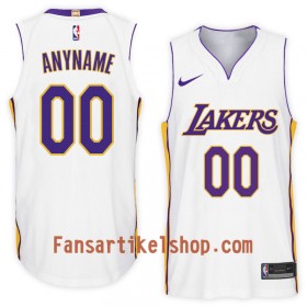 NBA Los Angeles Lakers Trikot Benutzerdefinierte Nike 2017-18 Weiß Swingman - Herren